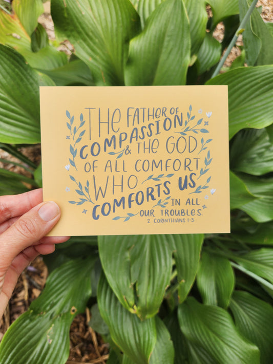 The Father of Compassion | 2 Corinthians 1:3 Postcard | HOPE MAIL