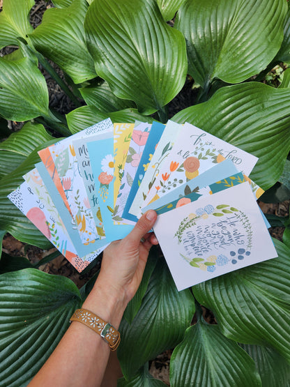 Christian Postcards: Hope-filled Bible Verse Variety Pack | 10 HOPE MAIL verses