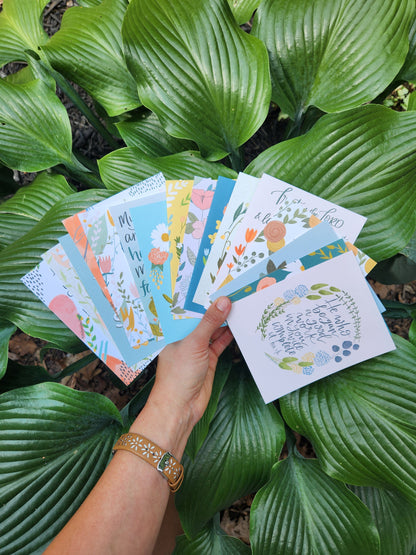 Christian Postcards: Hope-filled Bible Verse Variety Pack | 10 HOPE MAIL verses
